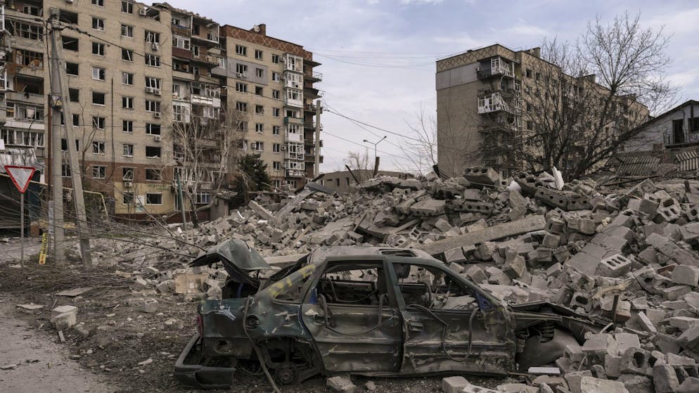 Die durch den russischen Angriffskrieg zerstörte ukrainische Stadt Pokrowsk. (Archivbild)