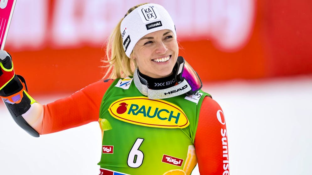 Self-criticism despite podium finish. Lara Gut-Behrami: 