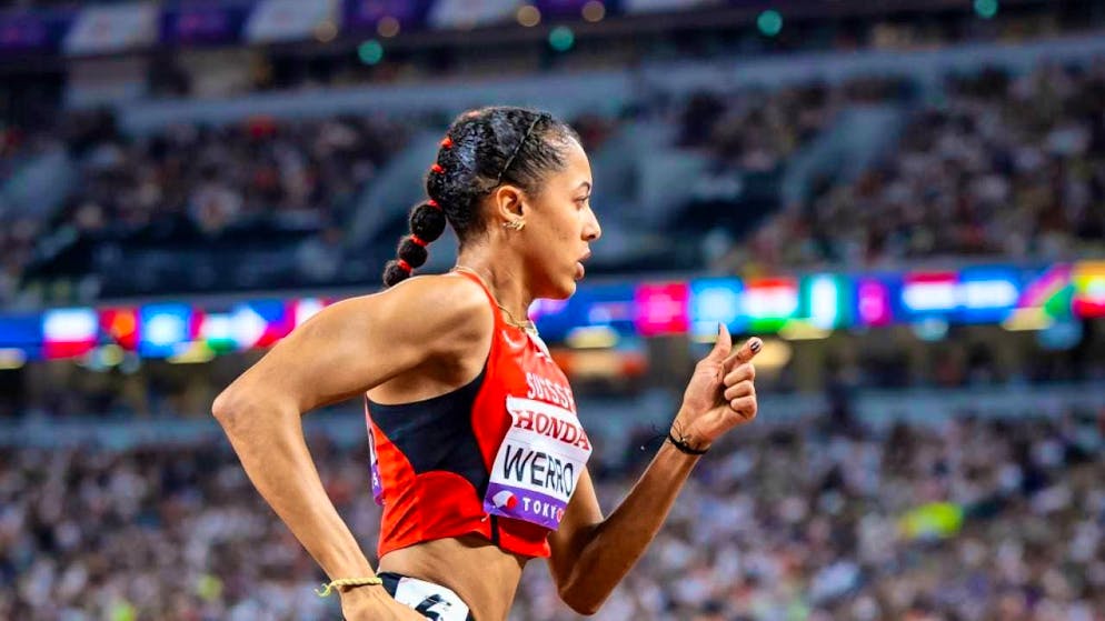 Also caused a stir on the European stage this year: Middle distance runner Audrey Werro