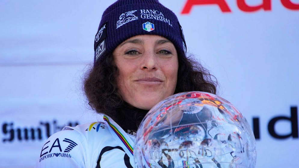 Federica Brignone nach dem Gewinn des Gesamtweltcups. (Archivbild)