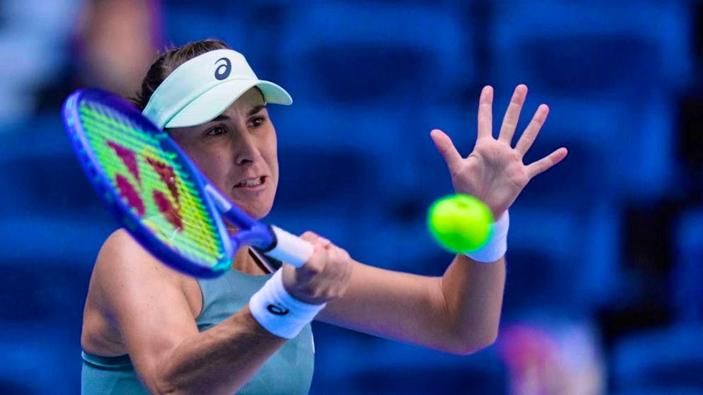 Concentrates on her work: Belinda Bencic.
