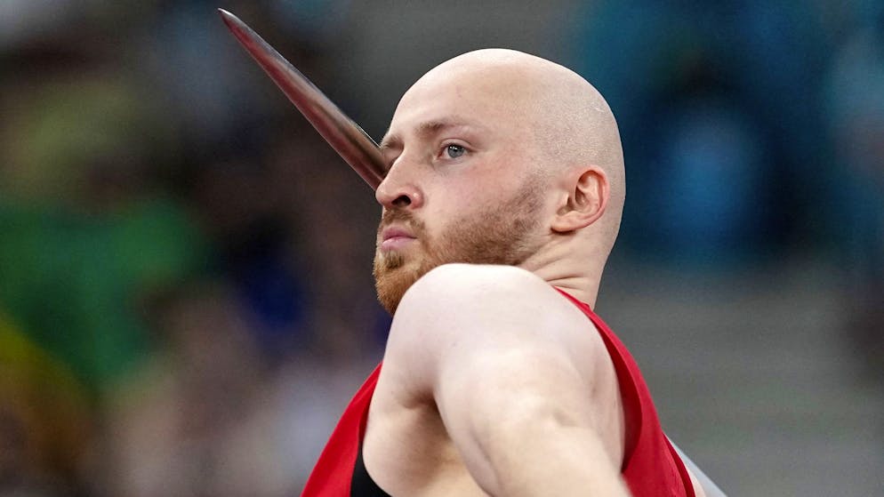 Simon Wieland, de l'Université de Berne, a été distingué pour sa performance en javelot.