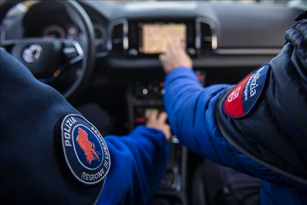 Intervenuta anche la polizia di Lugano