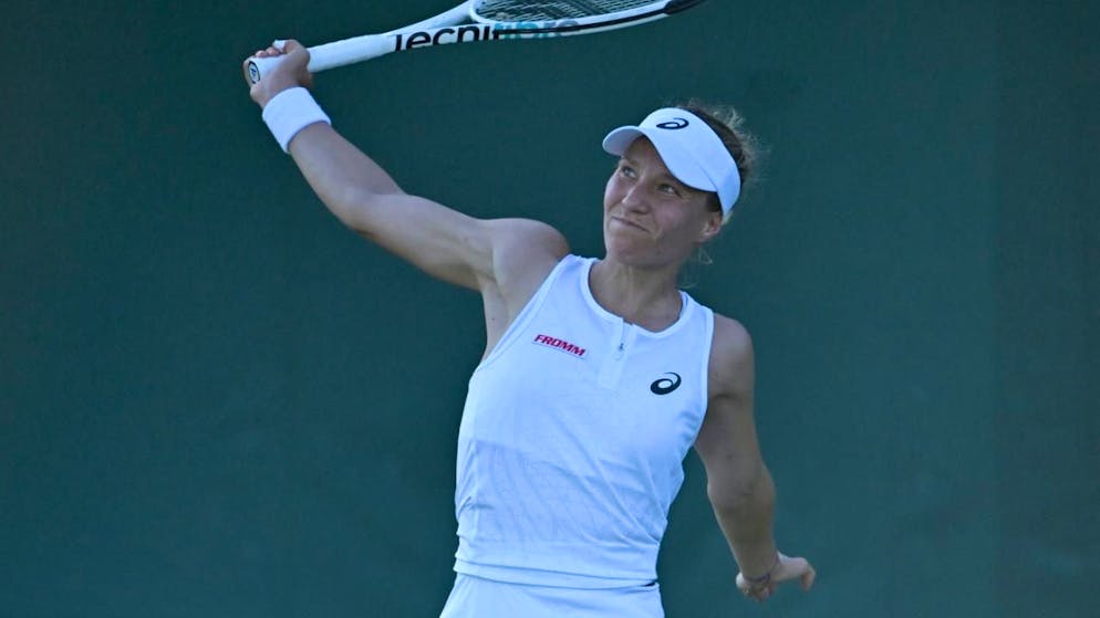 Viktorija Golubic startet mit einem Sieg ins Turnier in Jiujiang