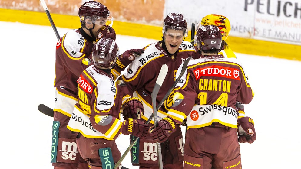 National League. Genève-Servette pulvérise le leader davosien, Lausanne et Fribourg grimacent