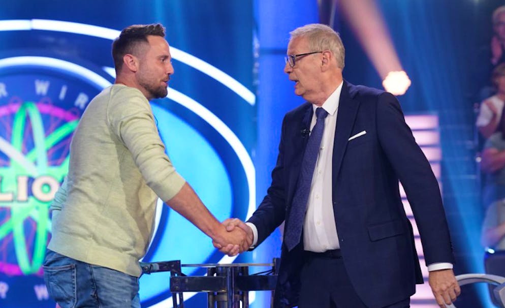 Happy End: Florian Lorenz erspielte 64'000 Euro und lud den Moderator zum Burger-Essen ein.