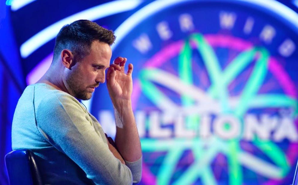 Florian Lorenz aus Lohmar amüsierte mit privaten Anekdoten und neckte Günther Jauch.