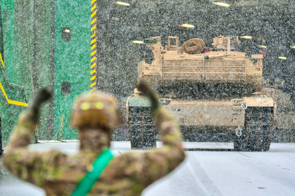 The US army is withdrawing some of its troops from Eastern Europe.