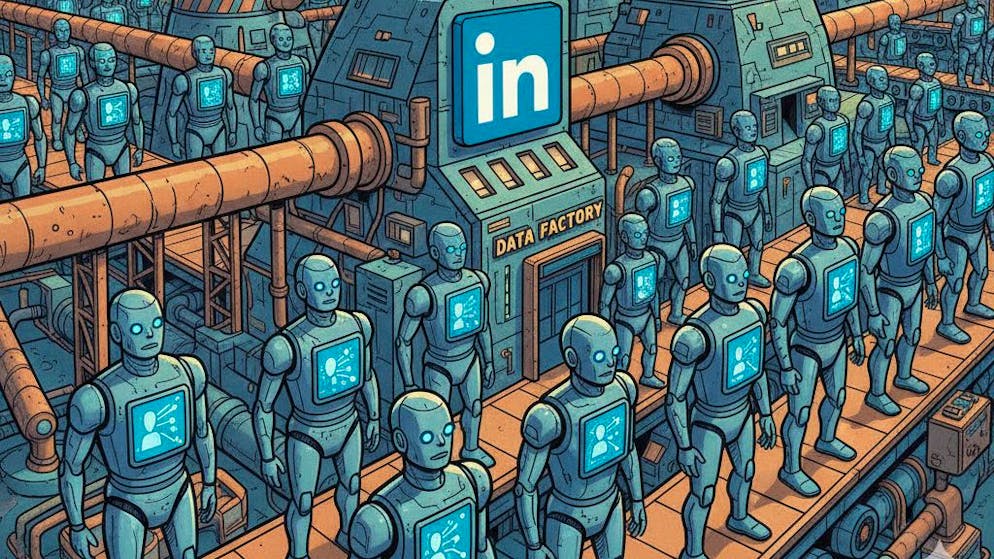 Persönliche Daten sollen bei Linkedin ab November an KI verfüttert werden.