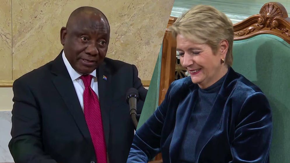 Charm on the diplomatic stage. South African President to KKS: 