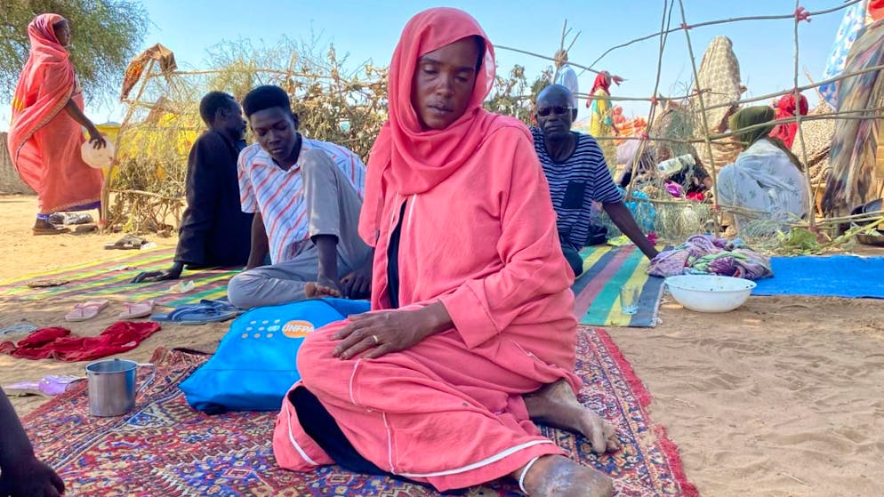 Le nombre de réfugiés en provenance de la ville d'El-Facher au Soudan a grimpé en flèche depuis dimanche. Ces derniers arrivent souvent dans un "état d'épuisement extrême".