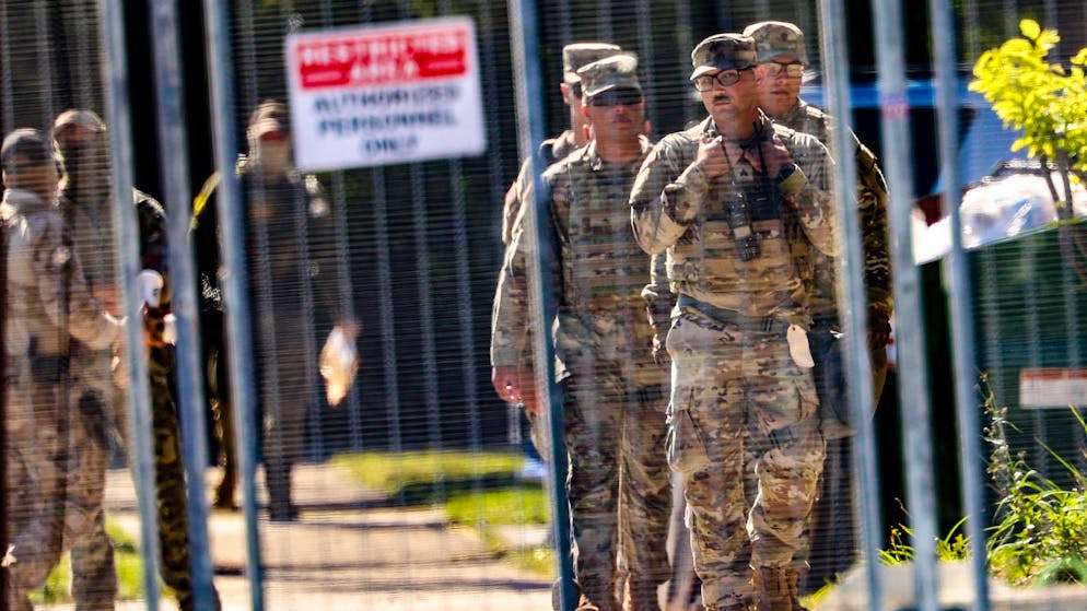 Die US-Regierung hat bereits in mehrere demokratisch regierte Grossstädte Nationalgardisten entsandt. (Archivbild)