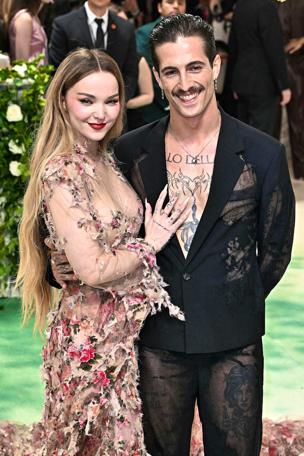 They have often appeared together on the red carpet: Dave Cameron and Damiano DAvid at the Met Gala 2024. Now the two are said to be engaged.
