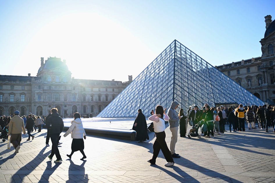 Can you guess the password for the security cameras in the Louvre?