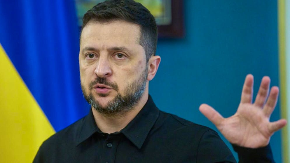 ARCHIV - Der ukrainische Präsident Wolodymyr Selenskyj. Foto: Efrem Lukatsky/AP/dpa/Archivbild