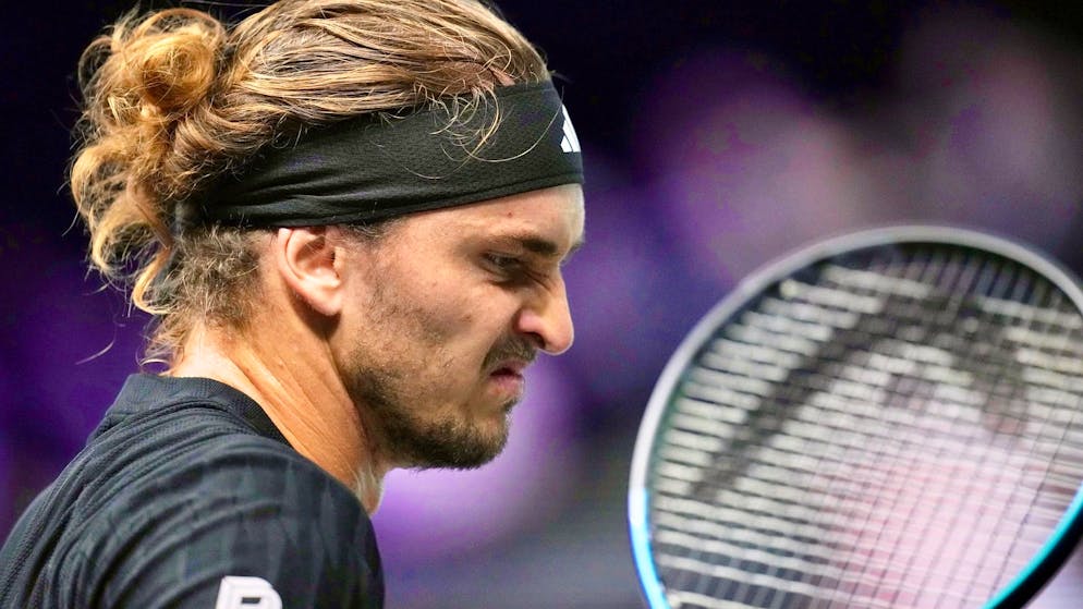 Alexander Zverev n’apprécie guère la vitesse de jeu des courts au Masters 1000 de Paris. 