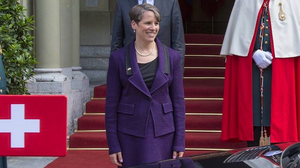 Die ehemalige US-Botschafterin in der Schweiz, Suzi LeVine, während ihrer Amtszeit in Bern. (1. Juli 2014)