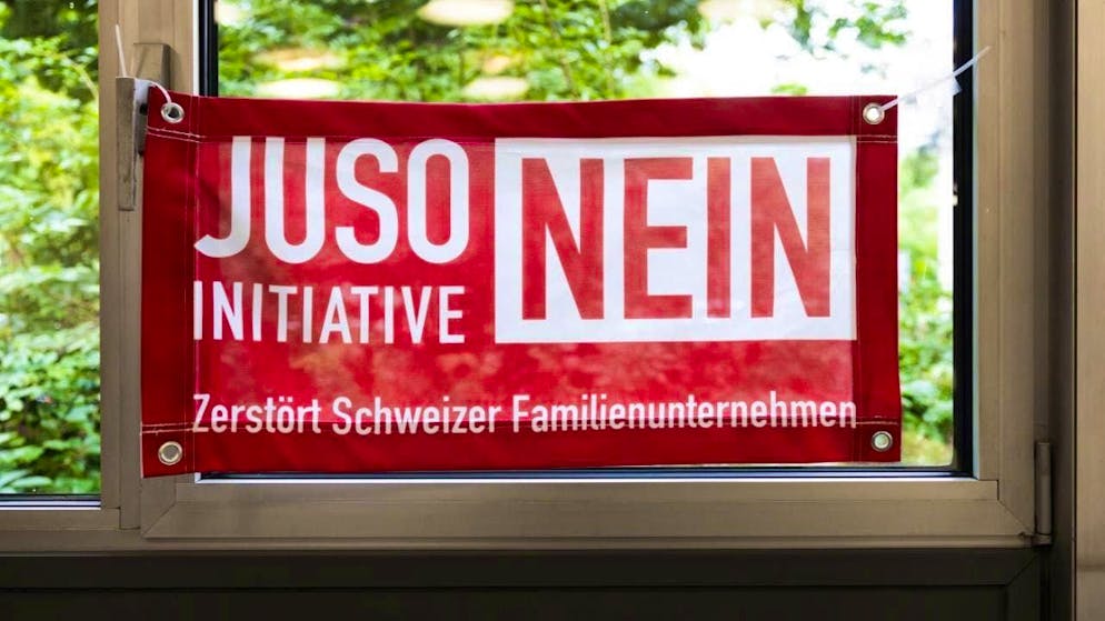 Over three and a half million francs are being invested in the "No" campaign for the Juso inheritance tax initiative, as figures from the federal government show. (theme picture)