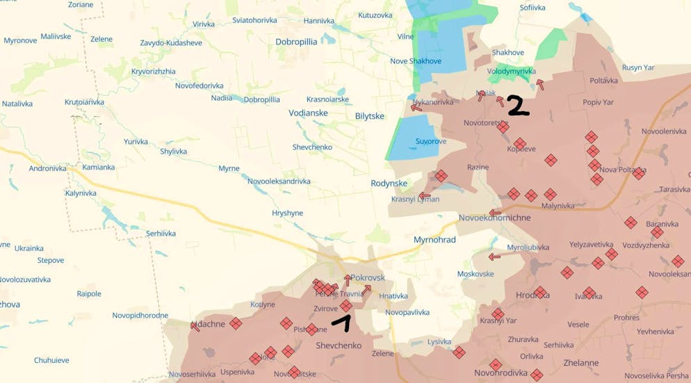 The situation in Pokrovsk on October 30