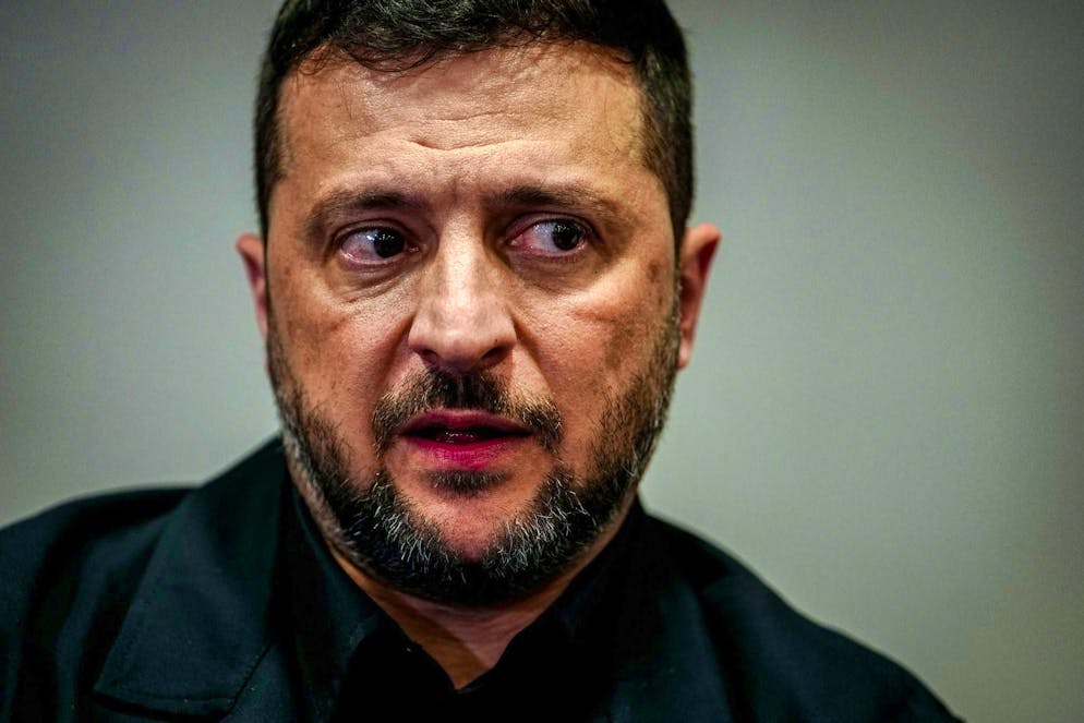 Ukrainian President Volodymyr Zelenskyi. The allegations in the corruption case extend to his entourage.