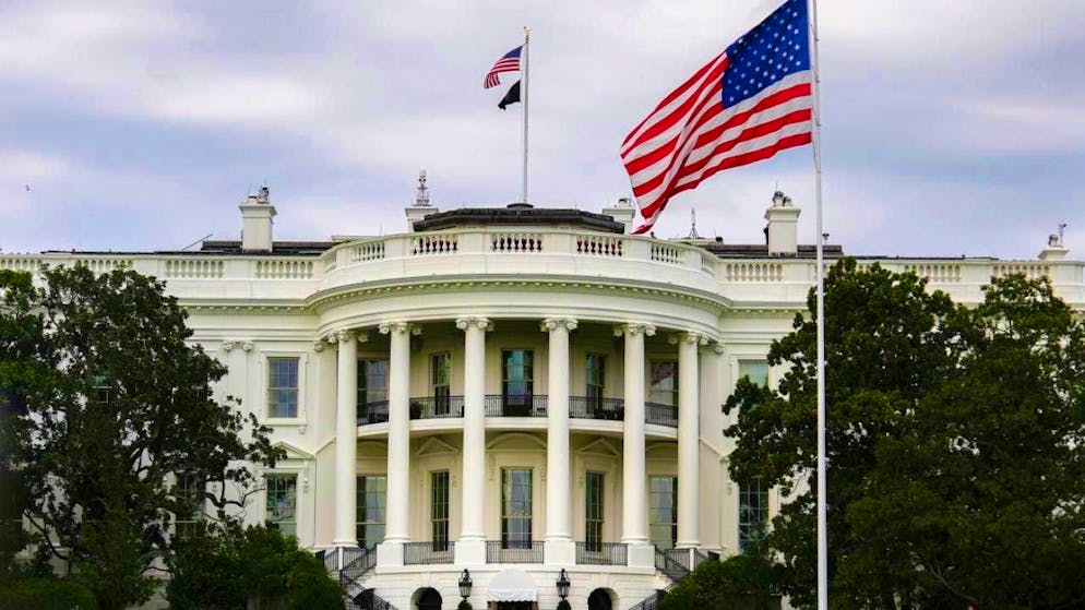 ARCHIVE - View of the White House (archive photo). Photo: Julia Demaree Nikhinson/AP/dpa