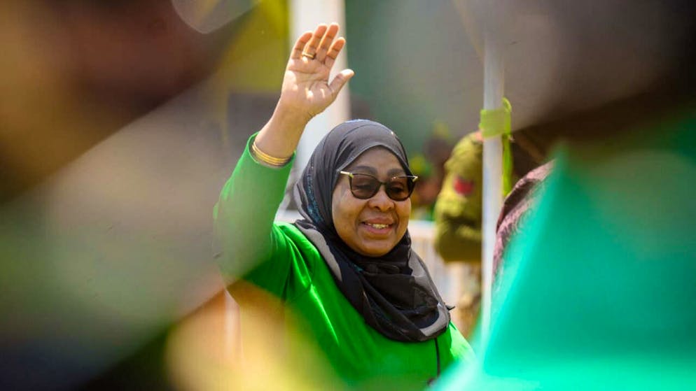 La presidente uscente Samia Suluhu Hassan è stata riconfermata con quasi il 98% dei voti. (foto d'archivio)