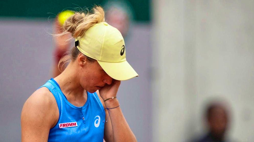 This defeat hurts: Viktorija Golubic loses after missing match points (archive photo)