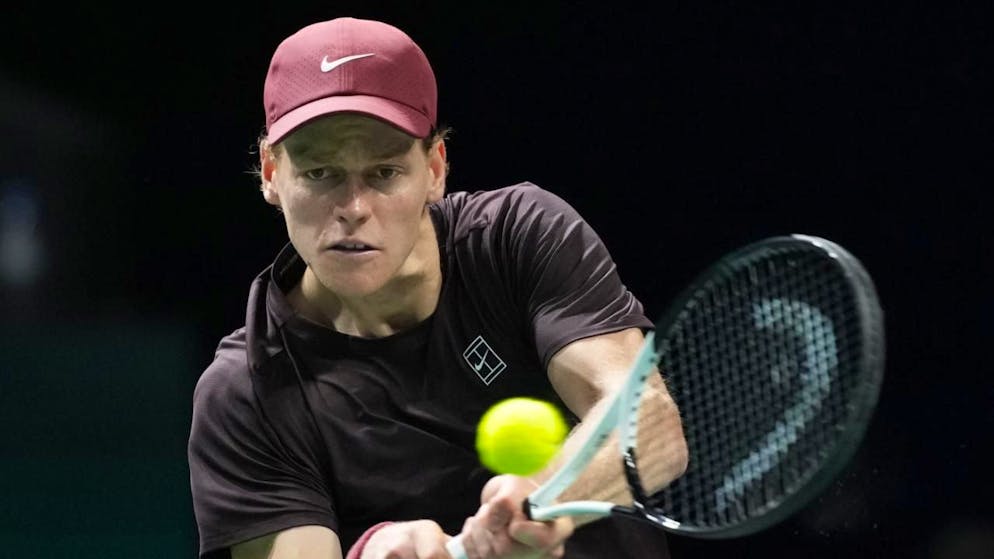 Im Halbfinal von Paris von einem erschöpften Alexander Zverev kaum gefordert: Jannik Sinner.