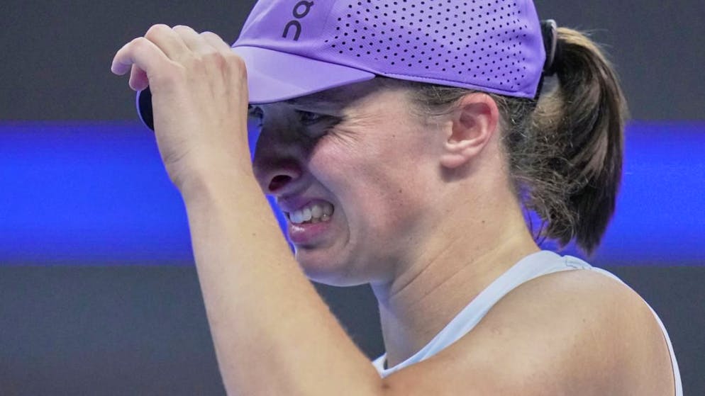 Lokerer Start in die WTA Finals: Iga Swiatek in Riad.