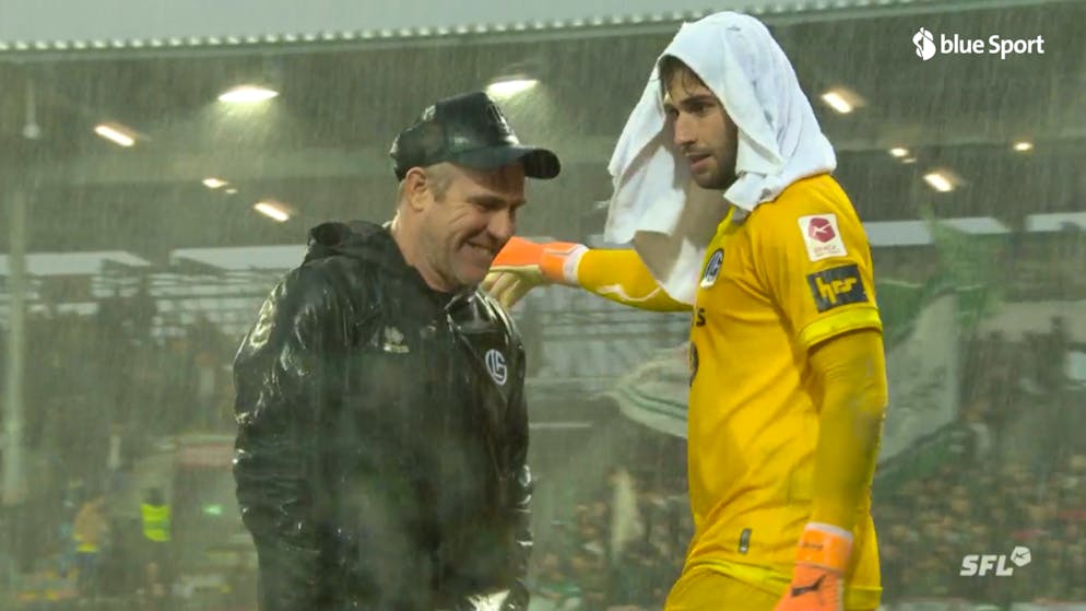 Rain too heavy. Lugano against St. Gallen canceled