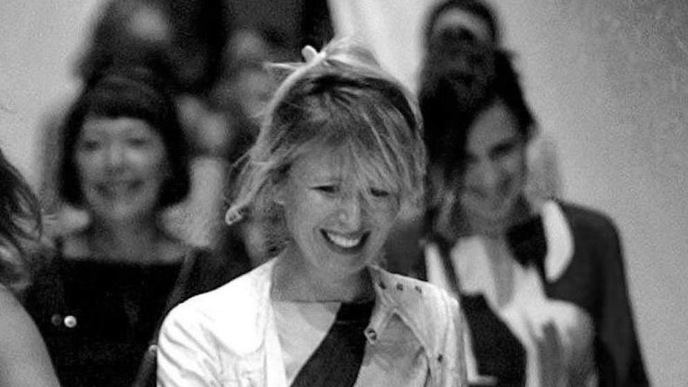 Belgian designer Marina Yee (R) takes to the catwalk with a group of models during the presentation of her Spring-Summer 2006 collection at the second and last day of Barcelona's 'Circuit' fashion week in Barcelona, Catalonia, northeastern Spain, Friday 23 September 2005. EPA/TONI ALBIR