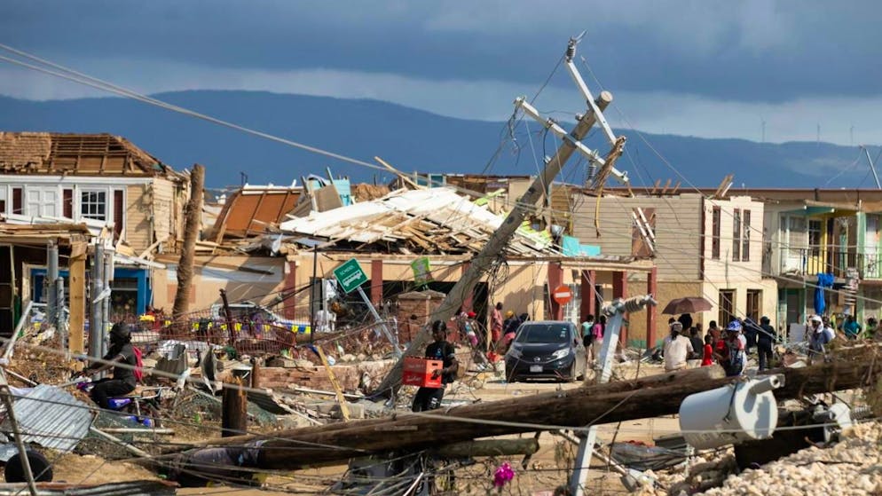 L'ouragan Melissa a été le plus puissant à toucher terre en 90 ans lorsqu'il a frappé la Jamaïque mardi (archives).