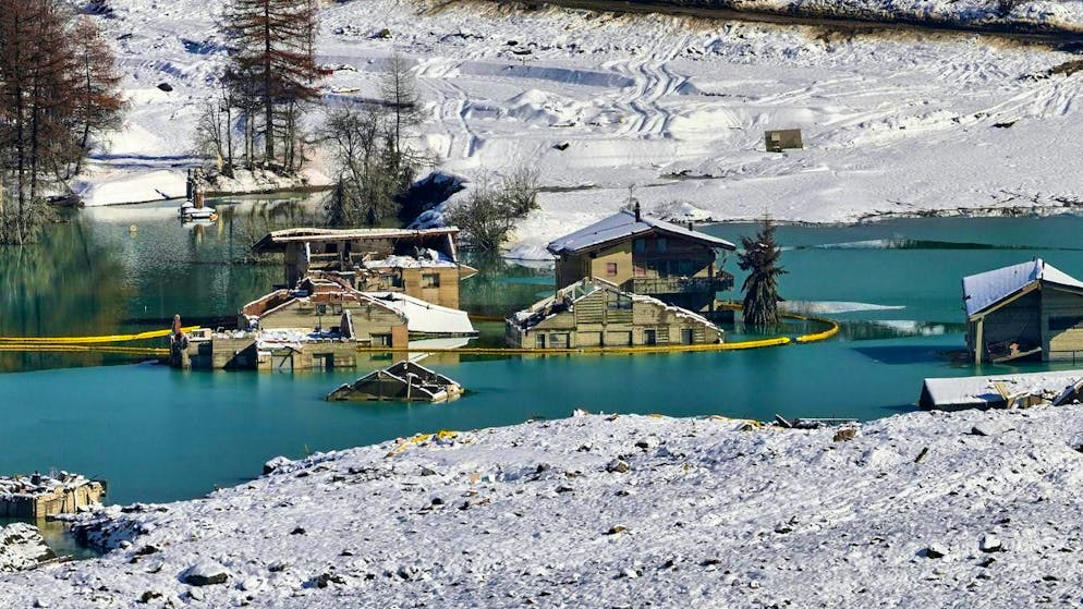 L'inverno nasconde i detriti. Ecco il villaggio di Blatten come non lo avete mai visto, cinque mesi dopo la frana