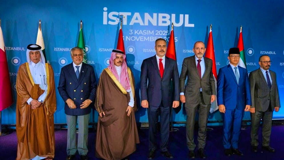 Gaza meeting of foreign ministers from the Middle East in Istanbul. Photo: Khalil Hamra/AP/dpa