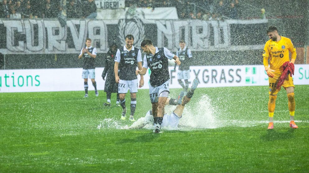Keine Wiederaufnahme in 48. Minute. Spiel zwischen Lugano und St. Gallen wird nach Regen-Abbruch neu angesetzt