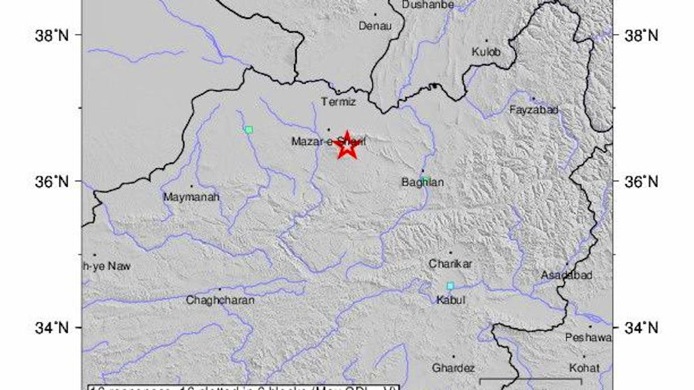 Stärke 6,3. Erdbeben erschüttert den Norden Afghanistans