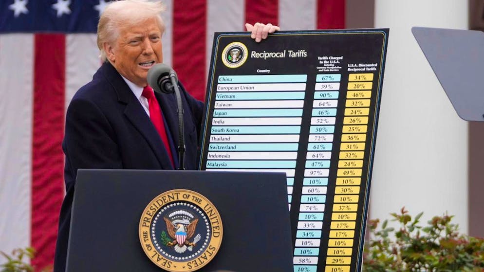 Das oberste Gericht in den USA könnte bald über die Rechtmässigkeit der Zölle von US-Präsident Donald Trump entscheiden , (Archivbild)