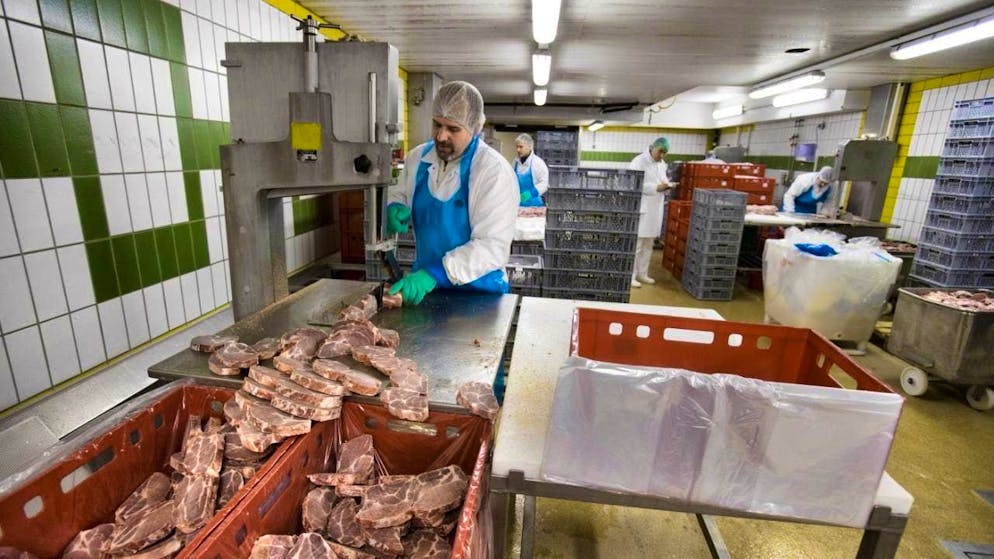 The Basel-based meat processor Bell takes over a ham manufacturer in Germany. (archive picture)