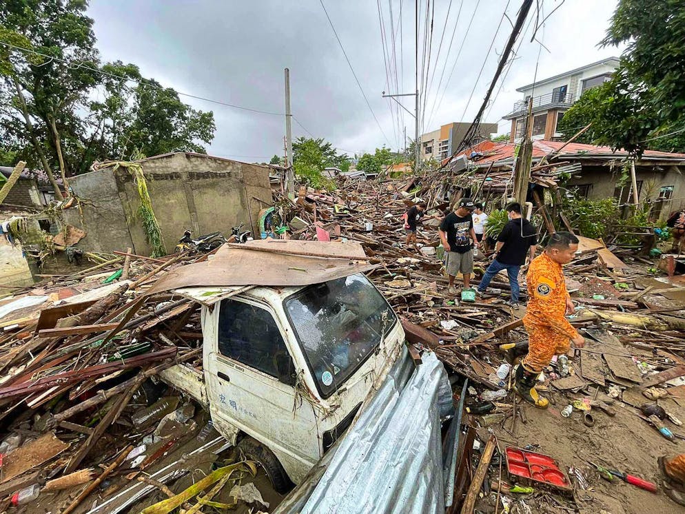 Taifun «Kalmaegi» trifft Philippinen: mindestens sieben Tote - Gallery. Zahlreiche Häuser lagen in Trümmern.