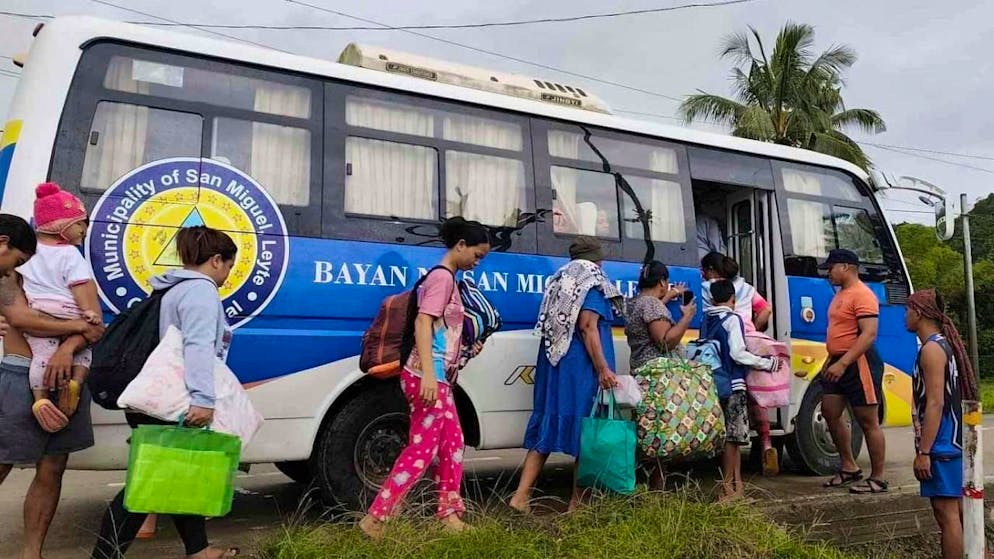Les autorités philippines ont procédé à des évacuations avant l'arrivée de Kalmaegi.