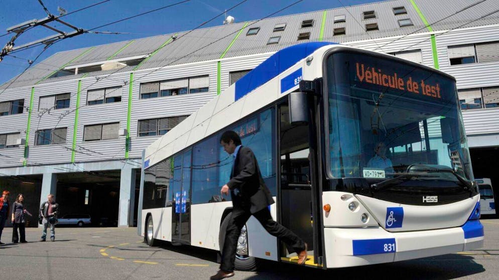 Le bâtiment administratif des Transports publics de la région lausannoise sur le site de Perrelet, ici en 2009, avait été conçu pour quelque 840 collaborateurs. Cet effectif devrait s'élever à 2400 à l'horizon 2030, raison pour laquelle des travaux de modernisation s'avèrent nécessaires (archives).