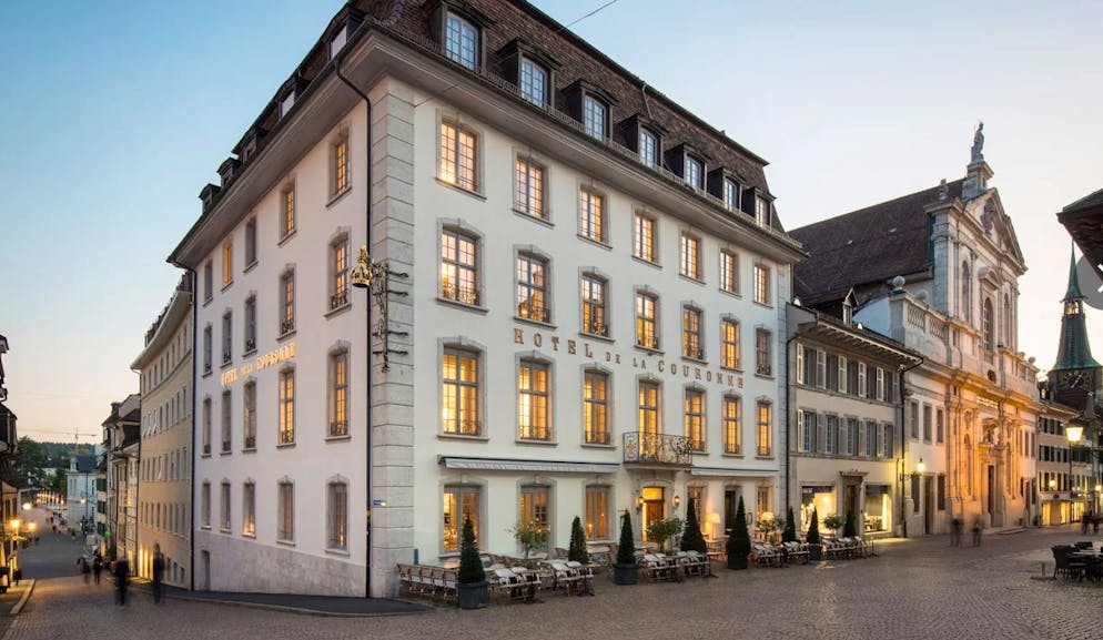 Das Restaurant und Hotel La Couronne in Solothurn.