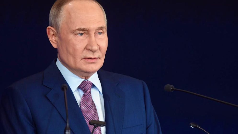 Der russische Präsident Wladimir Putin. Foto: Kristina Kormilitsyna/Pool Sputnik Kremlin/AP/dpa - ACHTUNG: Nur zur redaktionellen Verwendung und nur mit vollständiger Nennung des vorstehenden Credits