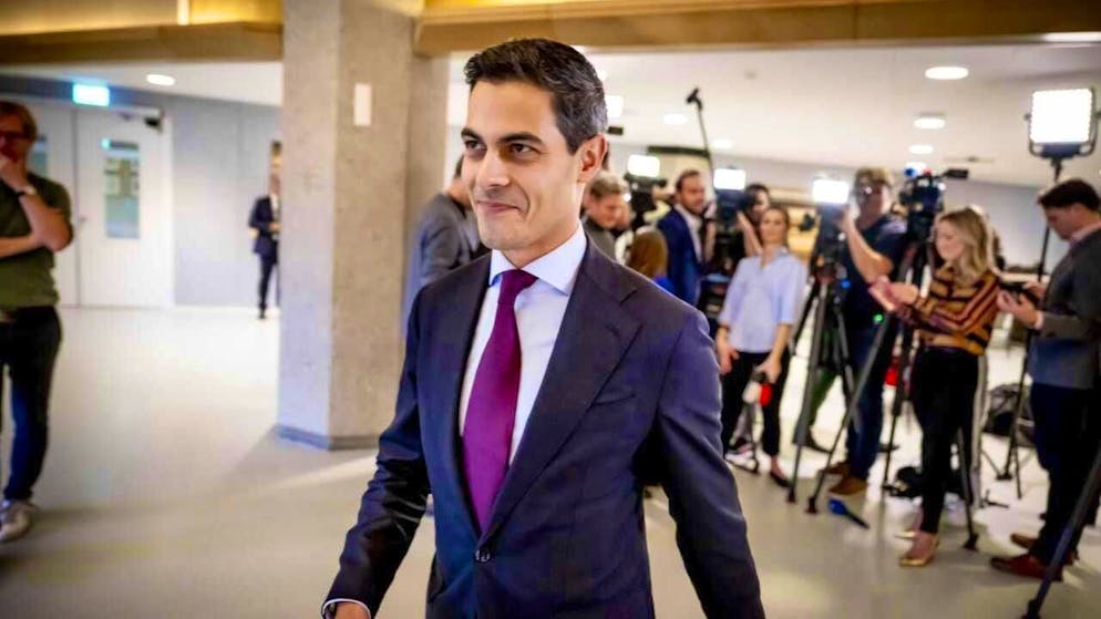 dpatopbilder - Rob Jetten, chairman of the D66. Photo: Robin Utrecht/ANP/dpa/Archive image