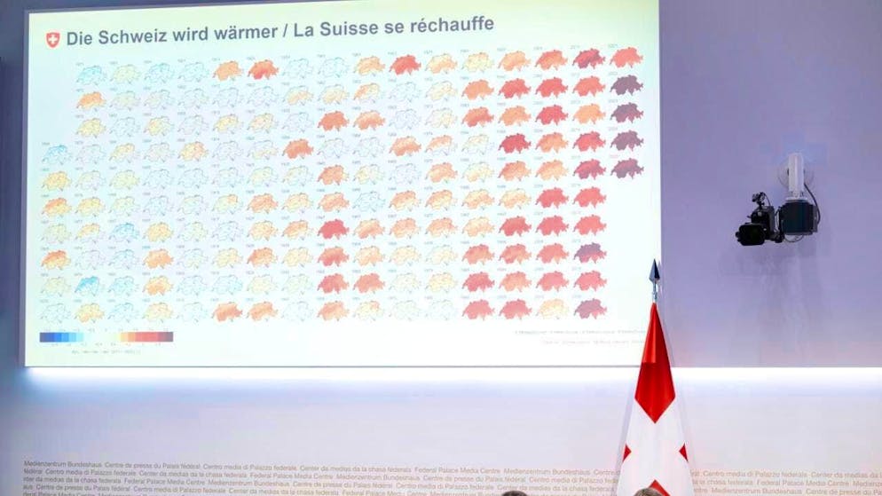 According to a report, Switzerland could become warmer than previously predicted.