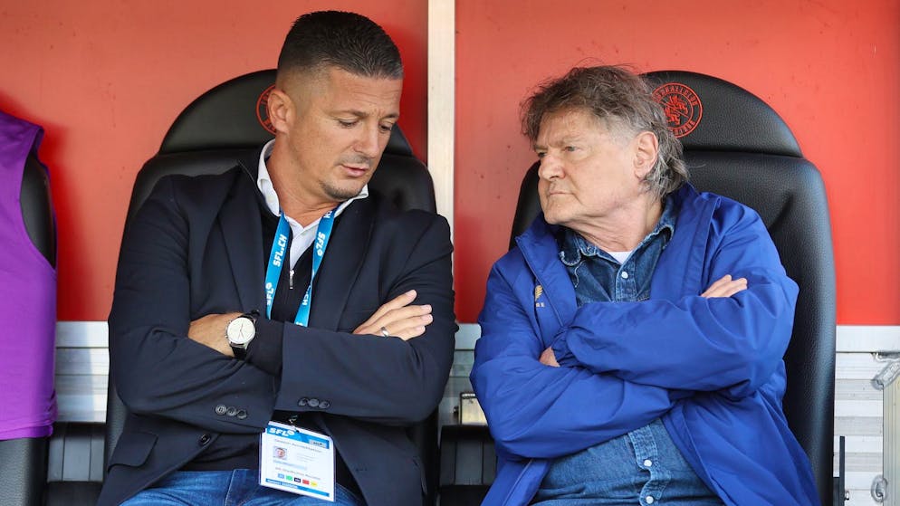 FCZ-Sportchef Milos Malenovic (links) geniesst die Rückendeckung von Präsident Ancillo Canepa. 