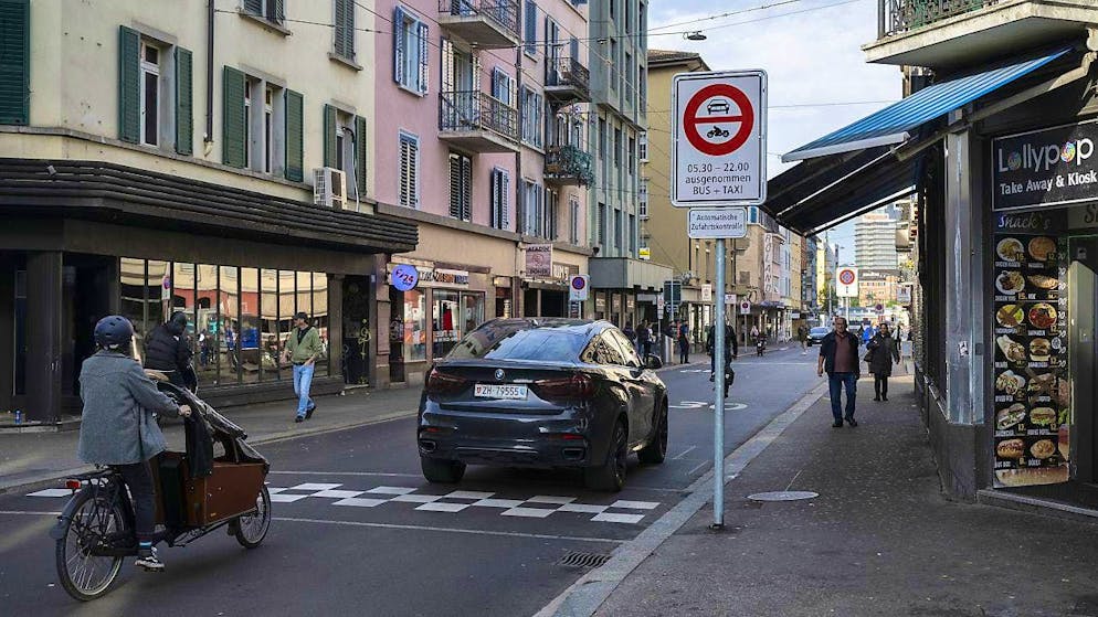 Un uomo ha superato il divieto di circolazione sulla Langstrasse per sette volte (immagine illustrativa).