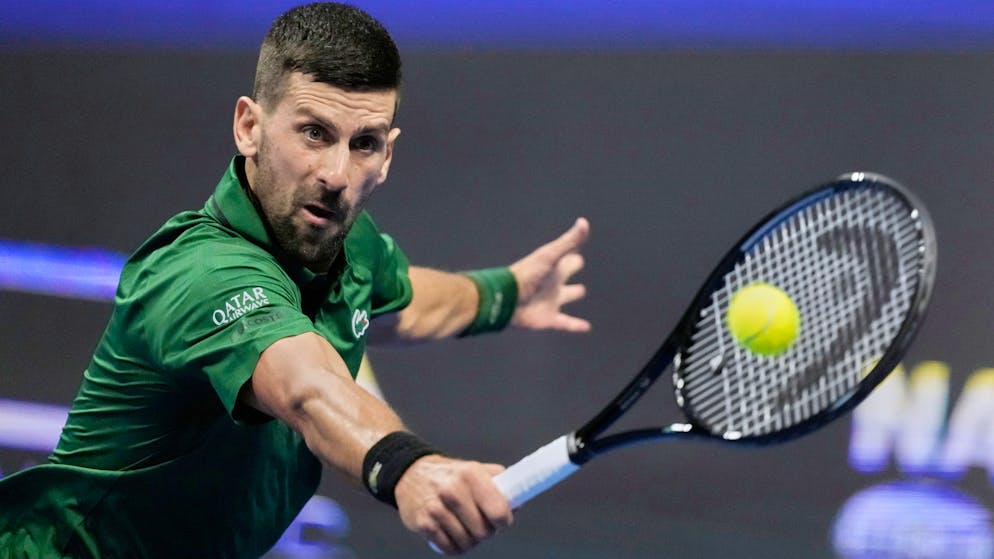Novak Djokovic se frottera notamment à Carlos Alcaraz.