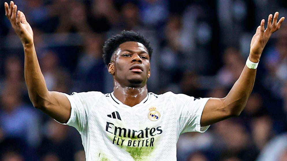 Le milieu de terrain du Real Madrid Aurélien Tchouaméni souffre d'une blessure à la cuisse gauche.