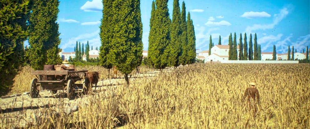 Roman road network was much larger than expected - Gallery. Busy roads were often paved, as in the ancient city of Timgad in Algeria